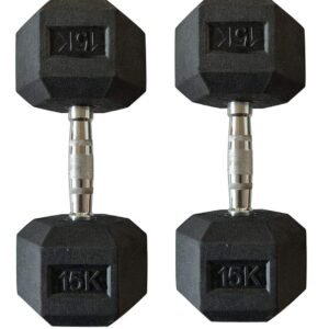 15kg Hexagon Dumbbells