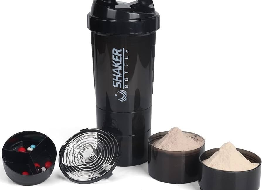 Protein Shaker Sports Water Bottle