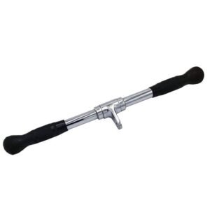 Straight-Bar-Cable-Attachment-with-Rubber-Handgrips 1