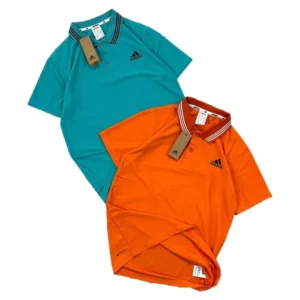 Adidas 3 Stripe Neck Collar Shirt 3