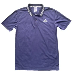 Adidas 3 Stripe Neck Collar Shirt