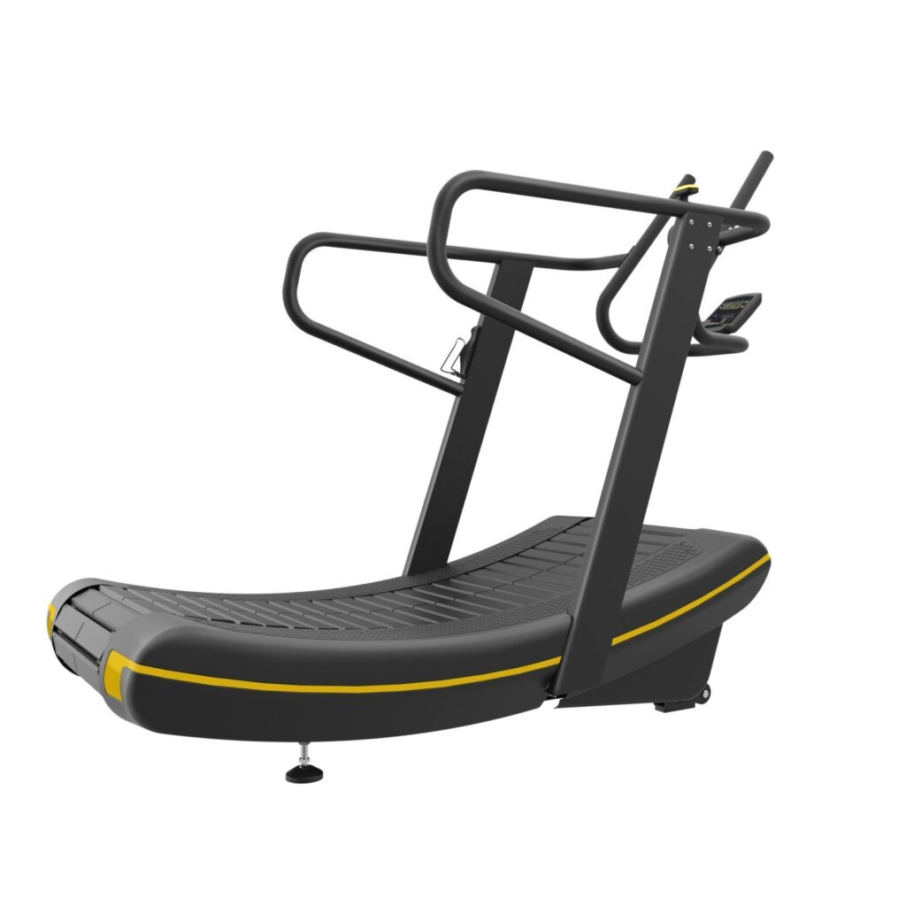 Curve Treadmill shown in the Plus Fitness catalogue