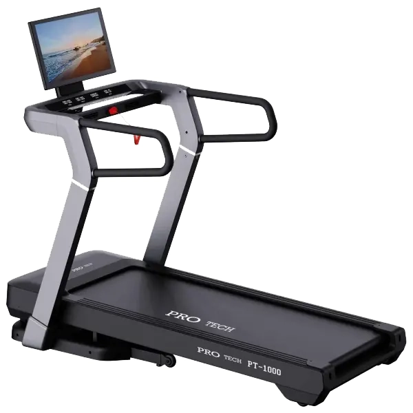 5HP Protech Treadmill shown in the Plus Fitness catalogue