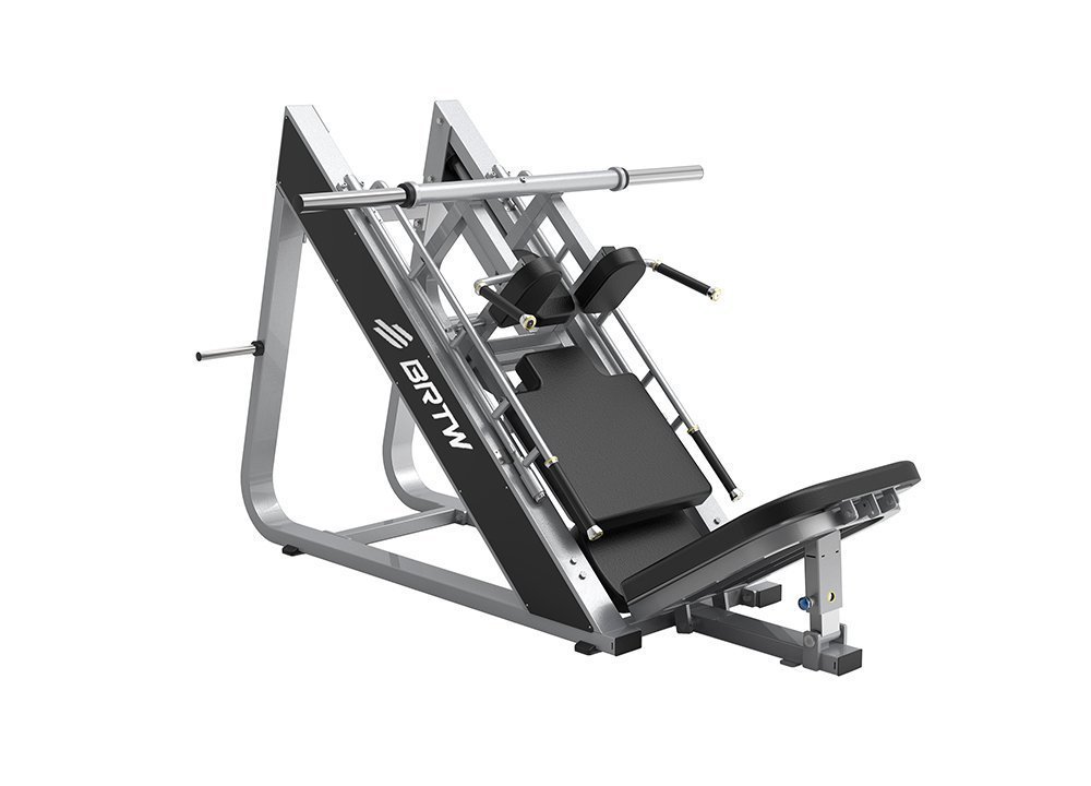 45 Degree Leg Press and Hack Squat shown in the Plus Fitness catalogue