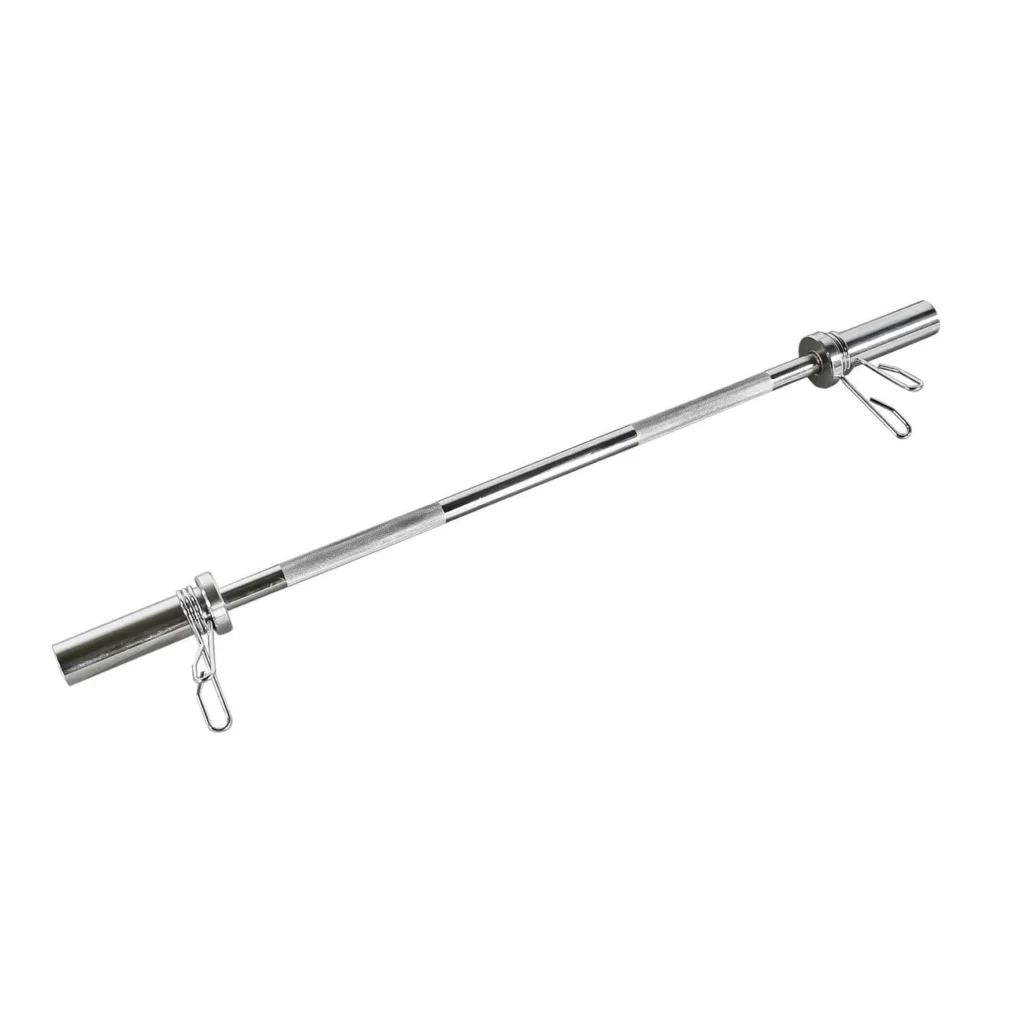 15KG Olympic Barbell Bar shown in the Plus Fitness catalogue
